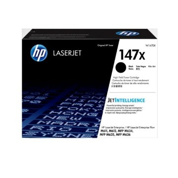 HP 147X/W1470X 原廠黑色高容量碳粉匣 適用LJ Enterprise M611/M612/MFP M634/MFP M635/MFP M636