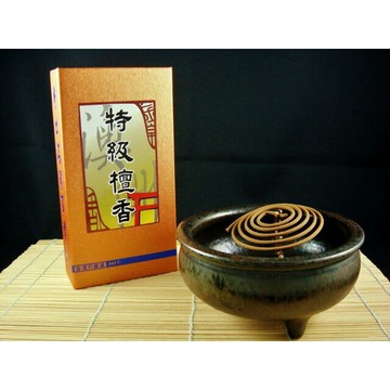 特級老山檀香 小盤香/微盤香【周錦香】甘甜奶香~市價$300【優惠價$200】(香環 環香 薰香 拜拜)