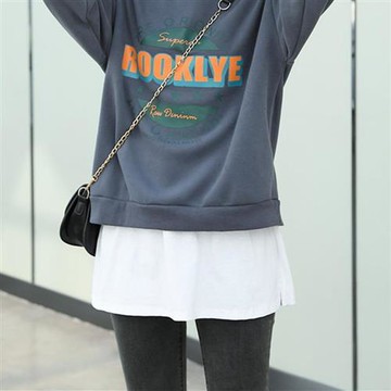 【米蘭精品】現貨+預購 假下擺屁簾打底裙一片式遮臀 裙簾-襯衫式假兩件百搭疊穿女裝配件2色74kq36