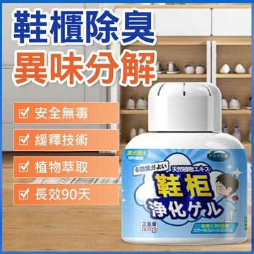 鞋櫃除臭劑 空氣淨化凝膠200g