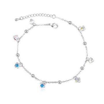 現貨+預購 925純銀手鍊 水晶銀飾-尊貴時尚流行百搭母親節生日情人節禮物女飾品73az7【獨家進口】【米蘭精品】