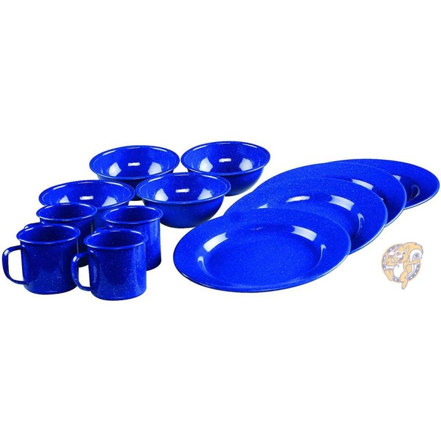 Coleman コールマン 12-Piece Enamelware Dining Set