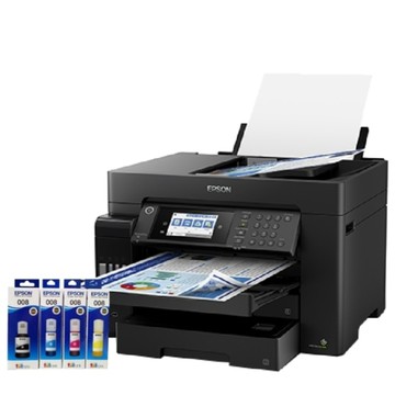 EPSON L15160 四色防水高速A3 連供複合機+原廠黑水一組 官網登錄 延長2年保固
