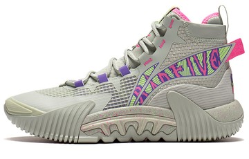 LI-NING BADFIVE 2 HIGH GREY PURPLE GREEN
