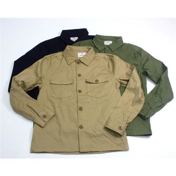 外貿日單全棉夾克男經典復古工裝襯衫多口袋百搭單排扣休閑外套