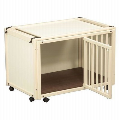 [ ペットケージ FR 60 XS ] 犬 ゲージ ハウス おしゃれ サークル 多頭飼い 小型犬用 屋根付 室内用 木製 キャスター付 日本製