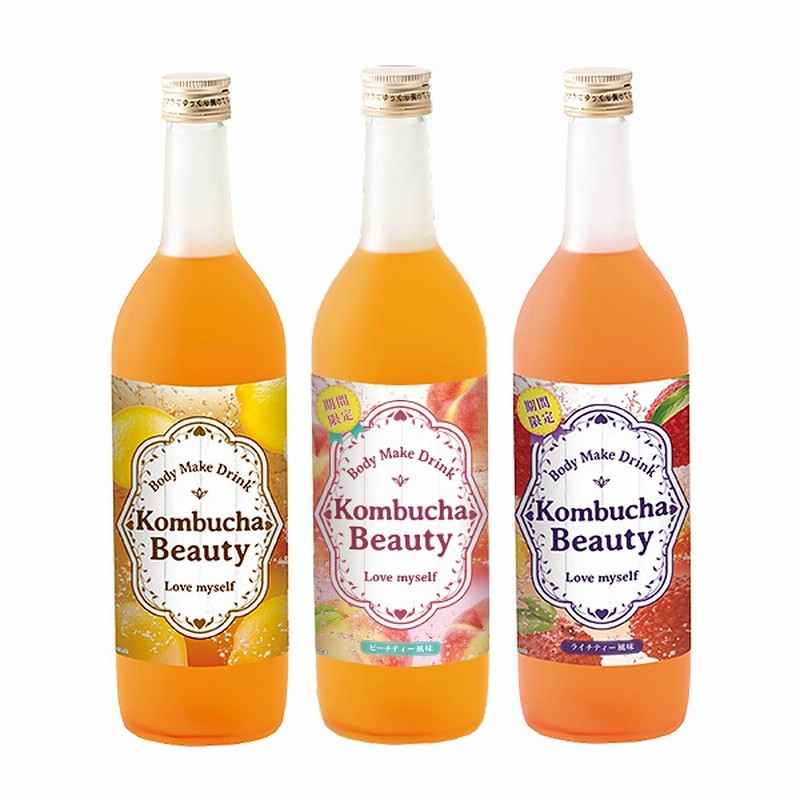 コンブチャ 酵素ドリンク ダイエット 置き換え ファスティング 1本あたり1 333円 コンブチャクレンズ 飲み比べセット レモンティー風味 ライチティー風味 ピーチティー風味 新発売 乳酸菌 乳酸菌 通販 Lineポイント最大1 0 Get Lineショッピング