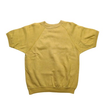 60-70s Sportswear 芥末黃短袖衛衣