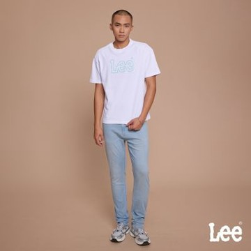Lee 男款 705 中腰標準小直筒牛仔褲 淺藍洗水色 LB617044202