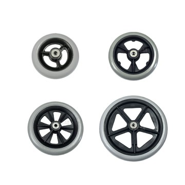 來而康 康揚 硬式前輪組 替換用 2個/組 5吋 6吋 7吋 8吋 輪椅 輪子 硬式 前輪 替換