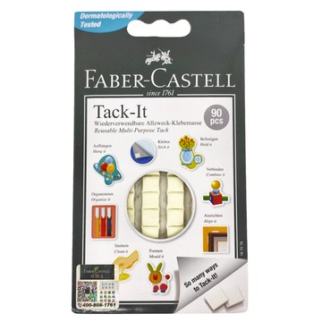 FABER-CASTELL 輝柏 免釘萬用黏土 白色  1個