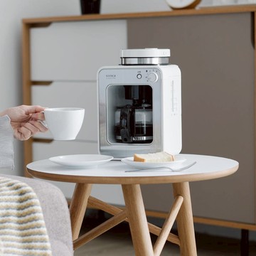 日本【Siroca】自動研磨咖啡機 SC-A1210W(完美白)