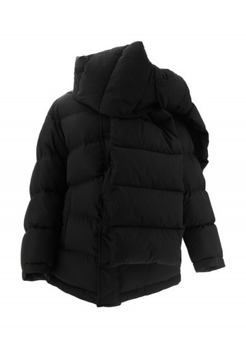 Balenciaga - Down Jacket With Scarf - Womens -