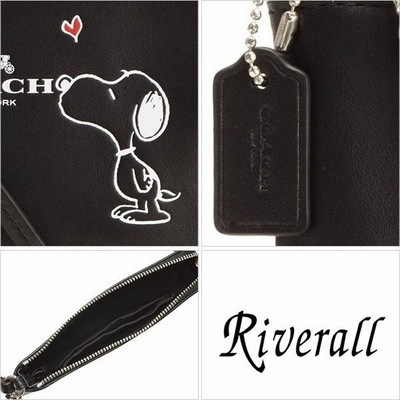 コーチ COACH ポーチ 小物入れ スヌーピー SNOOPY PEANUTS 新作