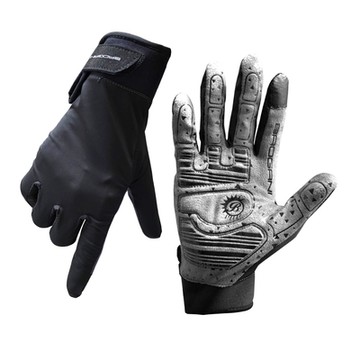 【寶嘉尼BAOGANI】 B15涼感觸控防滑 機車手套 (防曬 黑色 騎士手套)