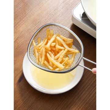 日式大漏勺不銹鋼漏網家用廚房過濾網篩網密撈面餃子油炸火鍋笊籬