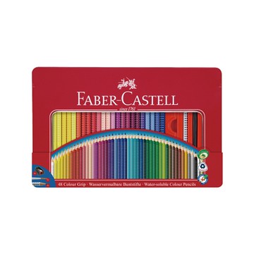 【非庫存商品急單勿下】Faber-Castell 輝柏 GRIP握得住好點子水性色鉛筆48色/鐵盒 112448 (NOD)