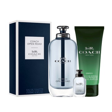 【COACH】加州公路男性淡香水100ml(贈隨機沐浴精100ml+小香x1.附隨機品牌紙袋)