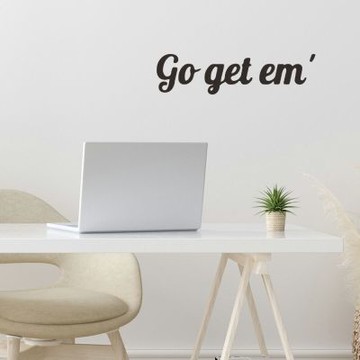 【MR.ZAKKA】創意萬用裝飾貼紙-標示系列 GO GET EM 居家布置 DIY可移式壁貼 無痕壁貼 牆貼