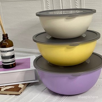 🚀臺灣12H🚀大碗公 鋼鐵碗公 碗公 【送蓋子】304不銹鋼盆打蛋盆沙拉盆菜盆湯盆家用套盆保鮮碗 WWAP