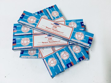 [綺異館] 印度香 賽巴巴 平安香 花草調和 15g Satya OM 線香 另售印度皂