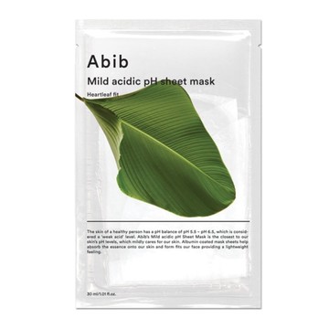 Abib阿彼芙舒緩魚腥草弱酸調理面膜30ml-10片