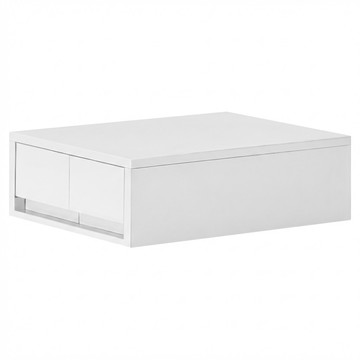 ONE HOUSE 麥樂移動式直角抽屜置物收納櫃 單層2抽 OH-R118-A  白色  27 x 37.5 x 12cm