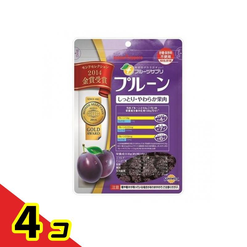 ポッカサッポロ フルーツサプリ プルーン 70g 4個セット   送料無料