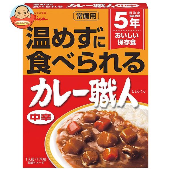 江崎グリコ 常備用カレー職人 中辛 170g×10個入