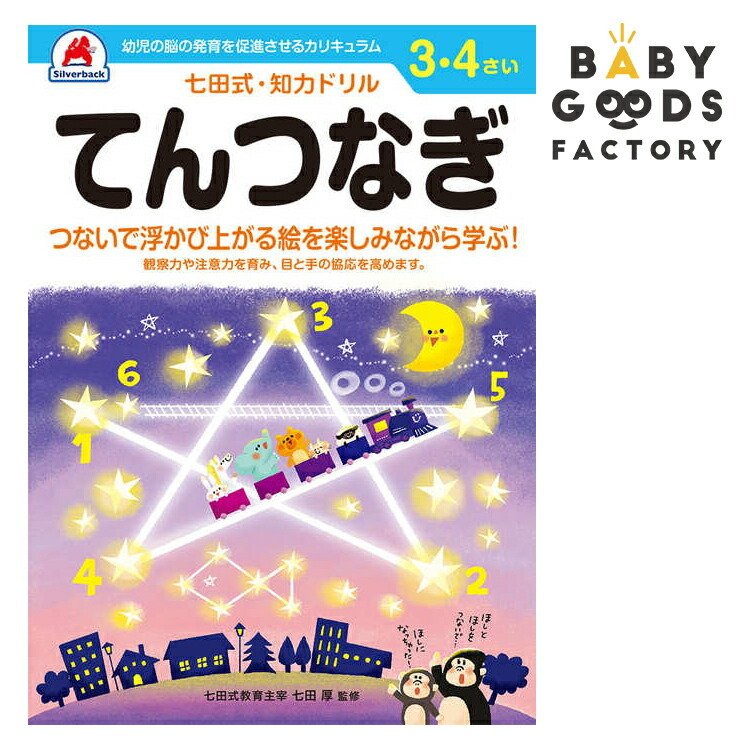 七田式知力ドリル 3歳 4歳 子供 子供用 人気 幼児 七田式 幼児の脳の発育を促進させるカリキュラム B5判 シルバーバック