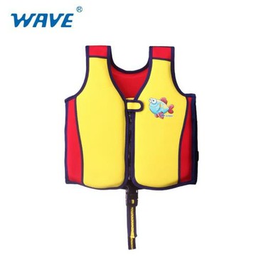 wave兒童大小童大浮力背心浮水衣船用漂流防汛寶寶游泳馬甲