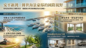 V灣區旁聯上海棠高樓海景~制震三房大平車｜台南市安平區國平北路