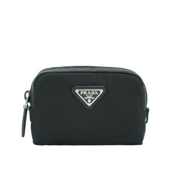 Prada 普拉達 Re-Nylon 尼龍微型化妝袋(1ND339-黑)