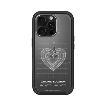 iPhone 16 Pro Mod NX 黑 - Valentine's Day Collection - 愛的方程式：同心愛（白）