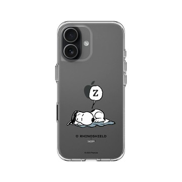 iPhone 17 Clear Case（相機按鈕） 透明 - 史努比 Snoopy - Snoopy fall asleep