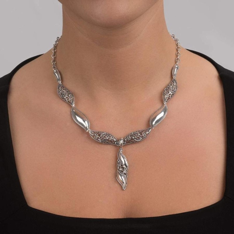 Carolyn Pollack Signature Genuine .925 Sterling Silver Filigree