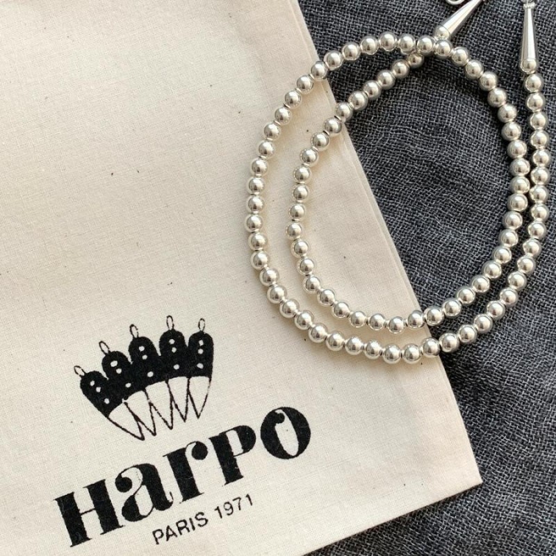 HARPO アルポ Navajo round silver beads necklace 45cm/5mm ナバホ