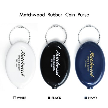 Matchwood Rubber Coin Purse 零錢包 軟膠零錢包 - 白