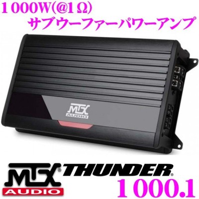 日本正規品 MTX Audio THUNDER1000.1 350W(@4Ω) 600W(@2Ω