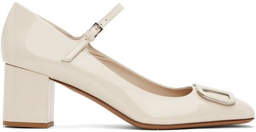 Valentino Garavani 灰白色 VLogo Signature 高跟鞋