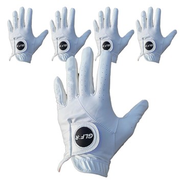 高爾夫室 女款 優質高爾夫手套 左手用  18號  5個  白色