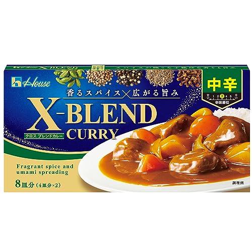 ハウス クロスブレンドカレー 中辛 140g ×5個 大人も子どもも楽しめる家カレーのおいしさ