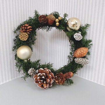 1111福袋組合-聖誕花圈+浮游花瓶。聖誕禮物。交換禮物。生日禮物