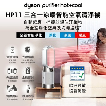 【戴森 Dyson】🎁生日禮物👩‍❤️‍👨HP11 三合一涼暖智能空氣清淨機 (送HEPA濾網1入)