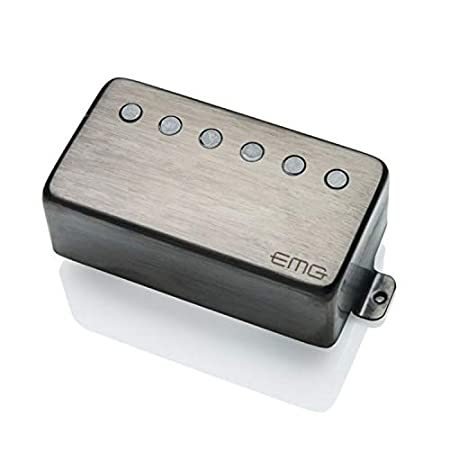 EMG 66TW Dual Mode Guitar Pickup, Long Shaft, Brushed Black Chrome