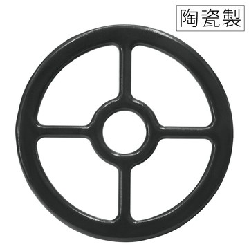 又敗家@日本富士琺瑯五德FUJIHORO瓦斯爐用爐架高鍋架GT-14(陶瓷製;適四爪&六爪爐具)卡式爐輔助盤 適放小鍋具小水壺 亦適登山露營用