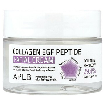 APLB, 膠原蛋白 EGF 肽面霜，1.86 液量盎司（55 毫升）