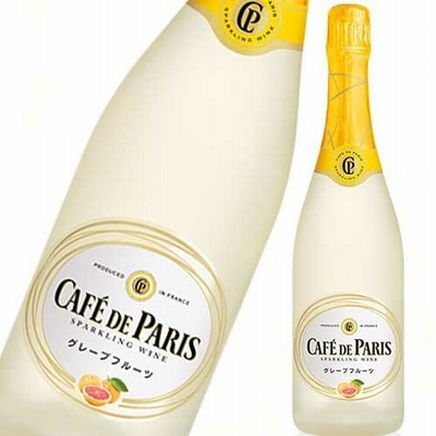フルーツスパークリングワイン　カフェ・ド・パリ　グレープフルーツ　750ml