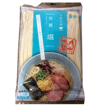 (代引不可) (同梱不可)まるいち 佐賀塩ラーメン スープ付 1人前×40入 Z4250