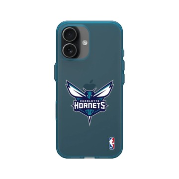 iPhone 17 Clear (相機按鈕) 夜幕藍 - NBA - Logo-夏洛特黃蜂 Charlotte Hornets